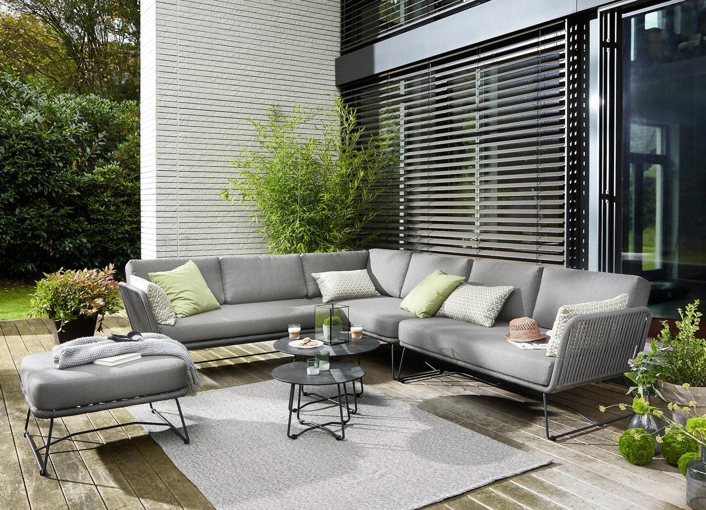 Milos Modullounge – Edelstahl